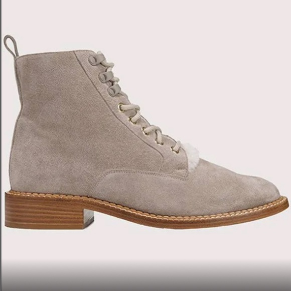 Vince Cabria taupe grey suede ankle boot size 8, box and bag included - Picture 2 of 13